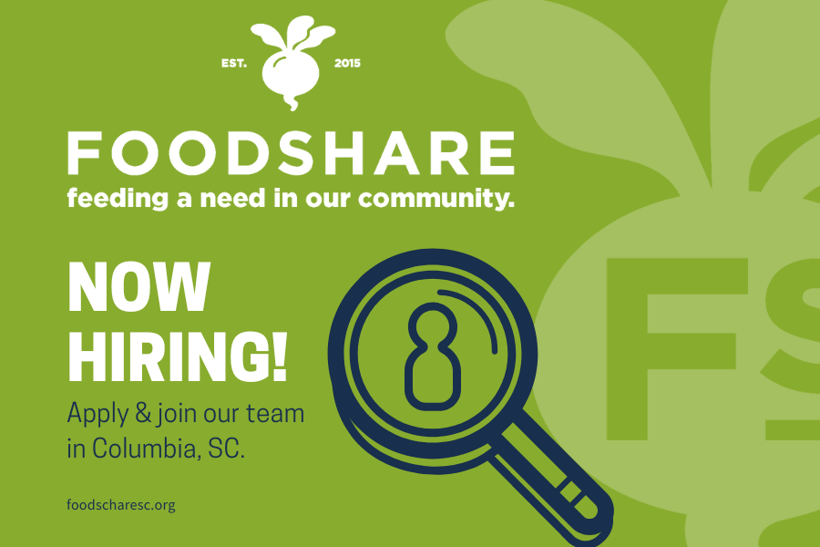FoodShare South Carolina is Hiring an Outreach Assistant
